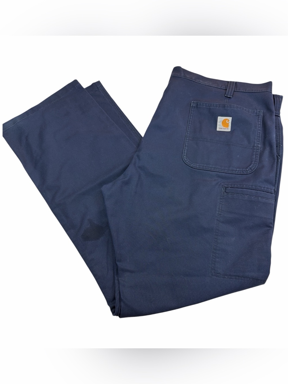 Carhartt Navy Blue Professional Series Rugged Relaxed Fit Work Pant 42 x 34